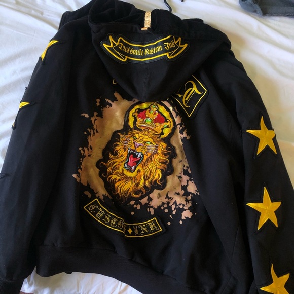 Dussault Custom Ink XXL Hoodie *Rare* - Picture 2 of 3